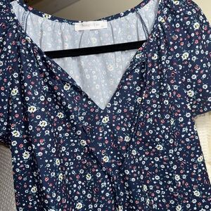 Floral Flowing Woman’s Blouse